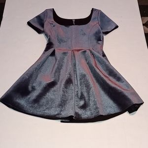 Maje Black Velvet Dress Size S